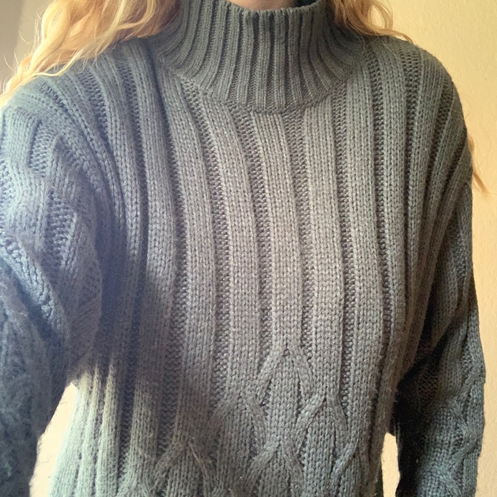 Oversized Forest Green Sweater